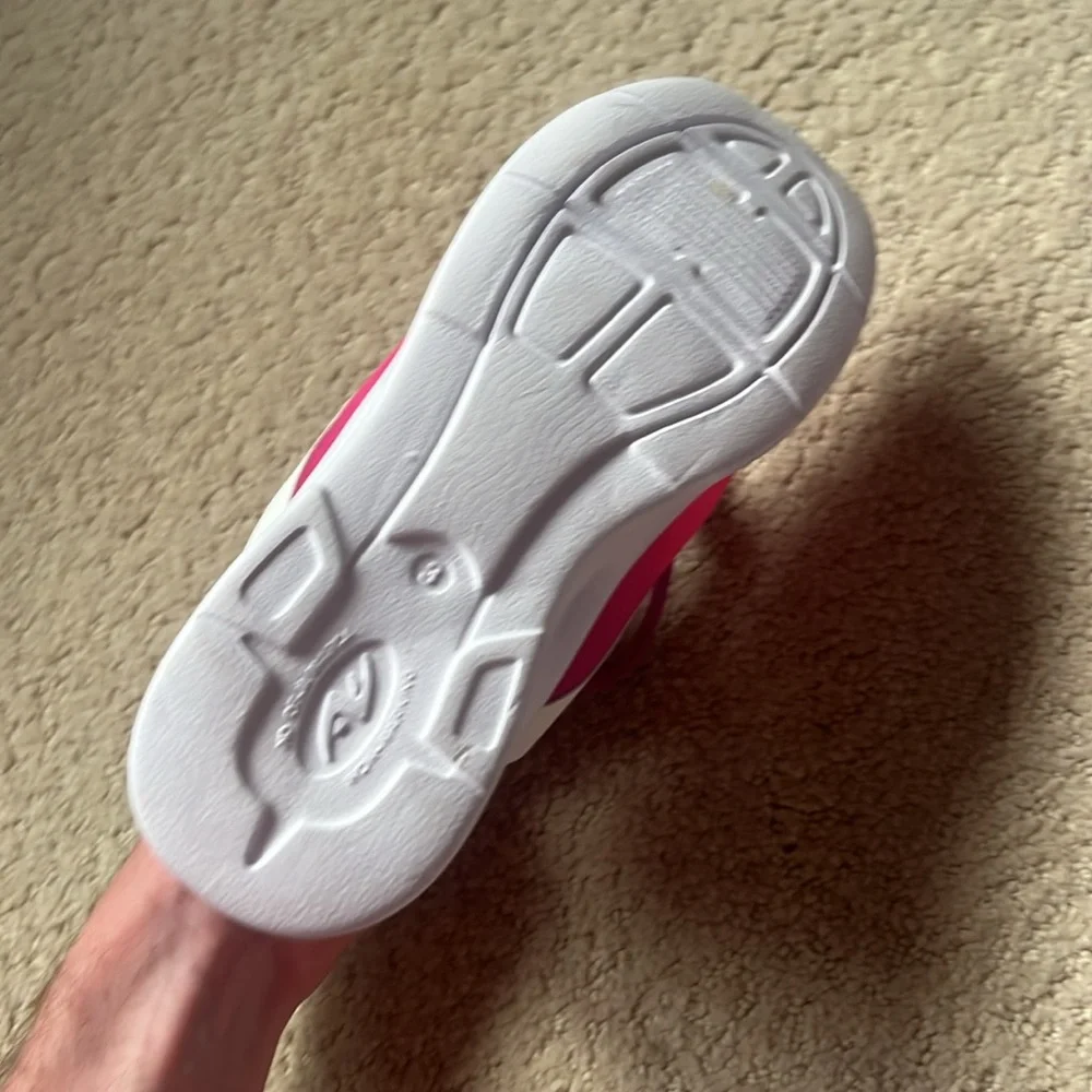 Athletic Works Pink and White Sneakers Modern Sporty Design - Picture 4 of 4